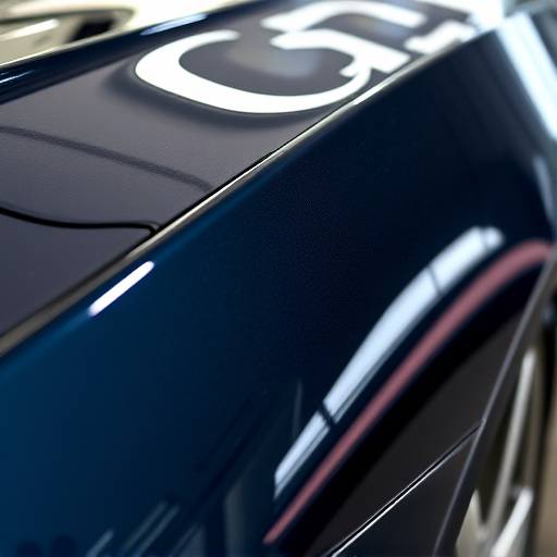 Car detailing service, showing a clean and shiny car